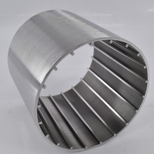 Wedge wire filter element