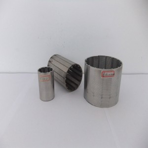 Wedge wire filter element